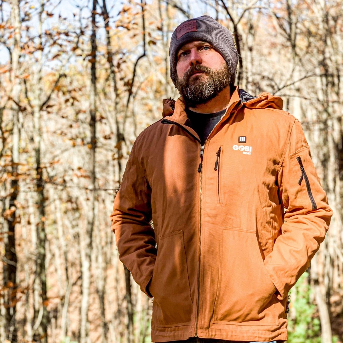 Grit Mens Heated Workwear Jacket - Gobi Heat