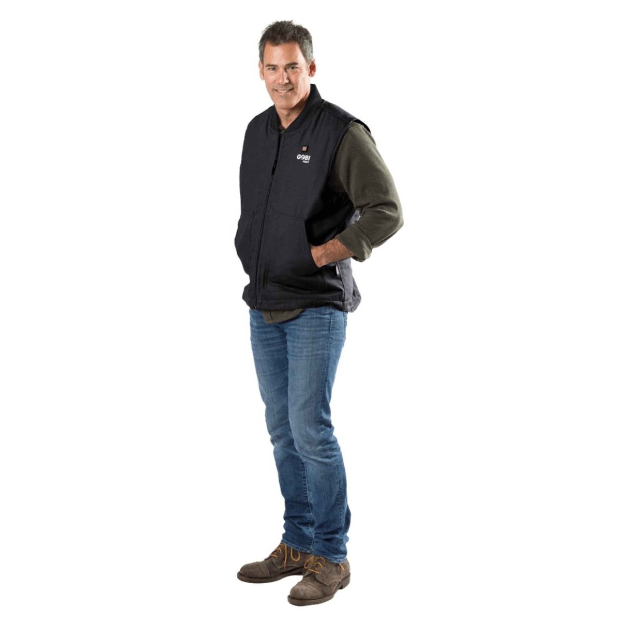 Ibex Mens Heated Workwear Vest - Gobi Heat
