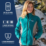Sahara Womens Heated Jacket - Gobi Heat