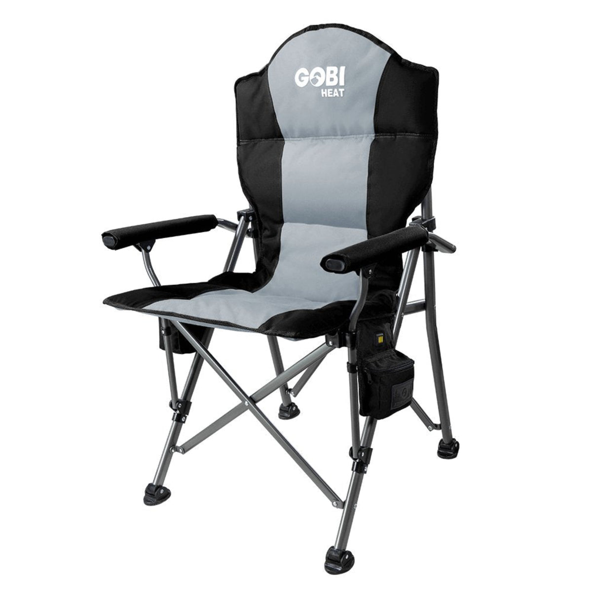 GOBI Terrain Heated Camping Chair shown from the front.