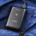 KE002 Battery plugged into AeroVent