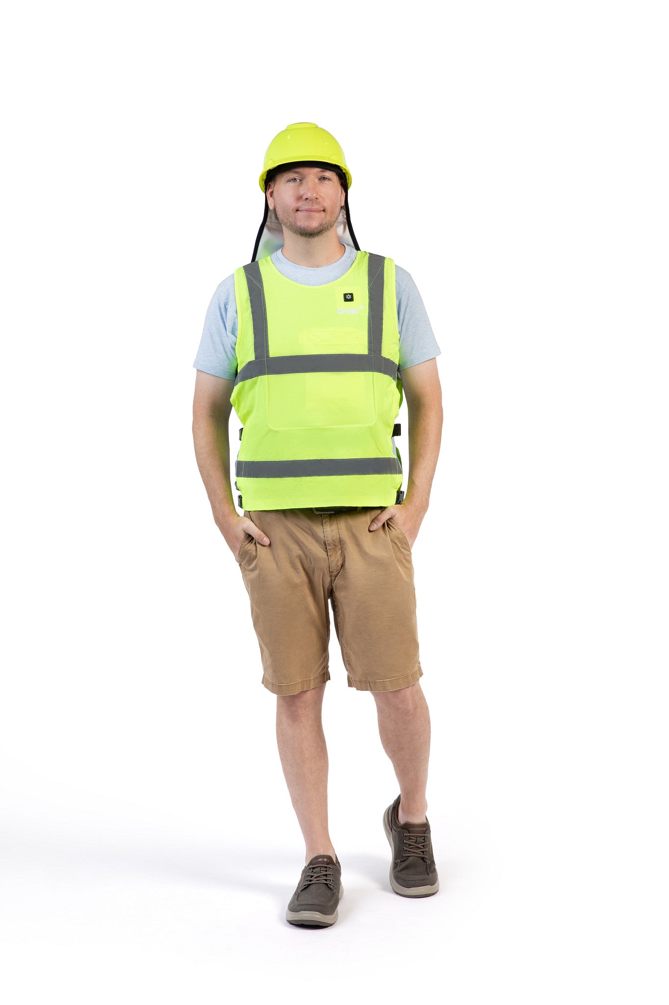GOBI Breeze II high-vis unisex cooling vest studio photo (SOONA 2026)