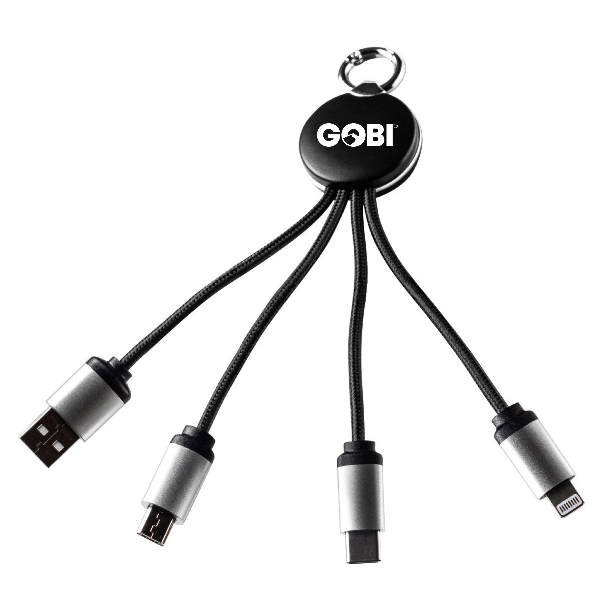 Power Squid charging cable with GOBI logo