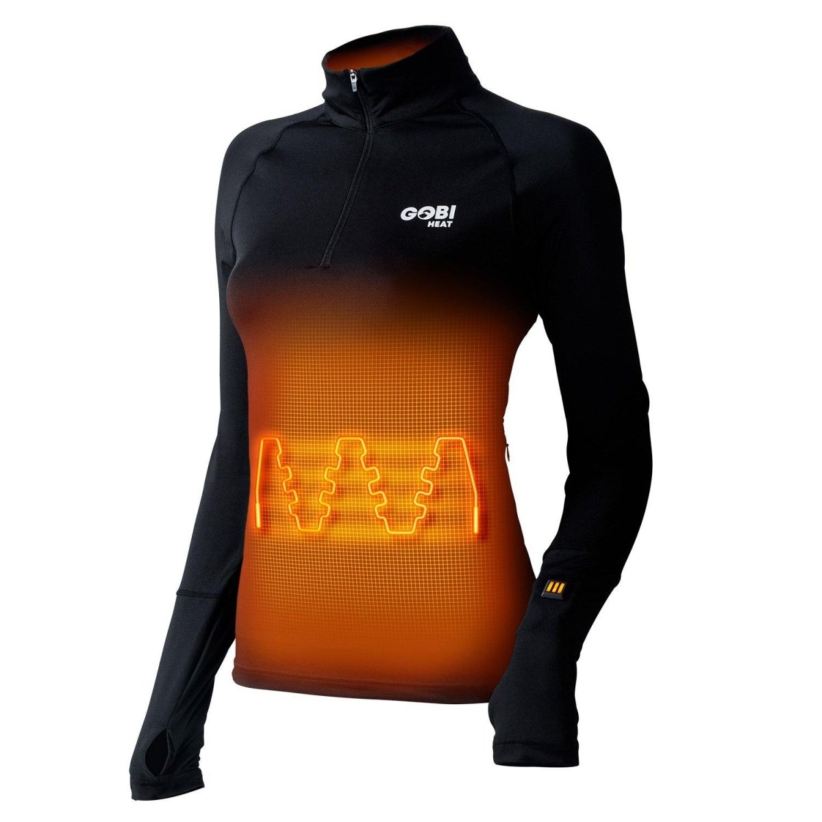 Basecamp Womens Heated Base Layer Shirt - Gobi Heat