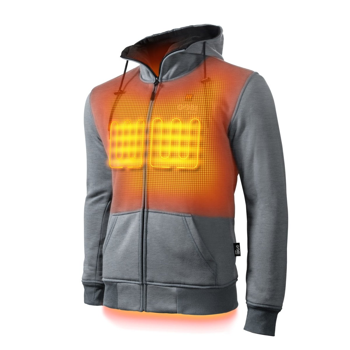 Ridge Mens Heated Hoodie - Gobi Heat