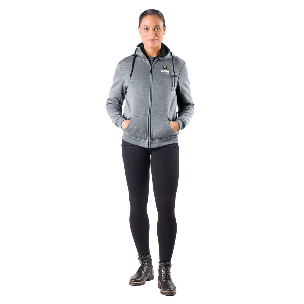 Ridge Womens Heated Hoodie - Gobi Heat