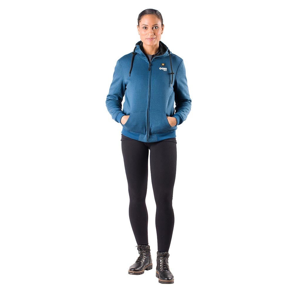 Ridge Womens Heated Hoodie - Gobi Heat