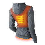 Ridge Womens Heated Hoodie - Gobi Heat