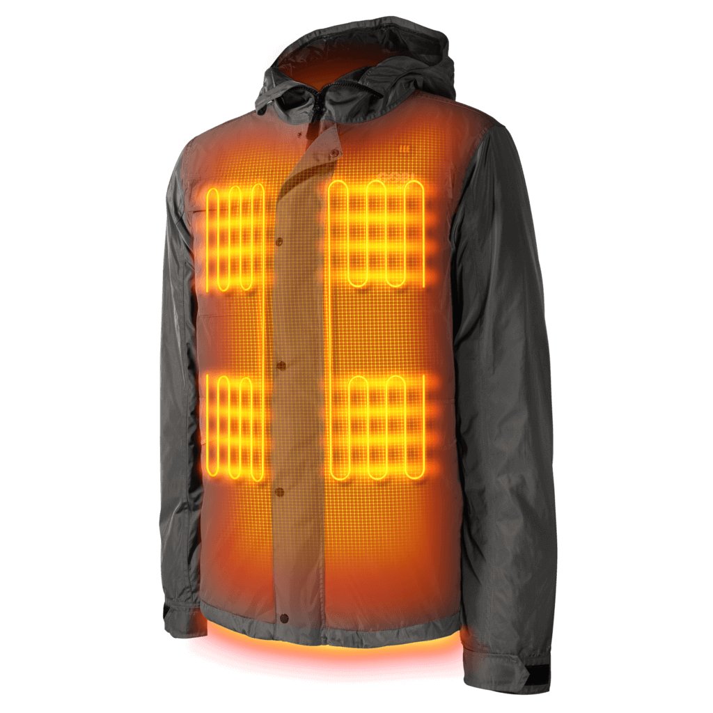 Shift Mens Heated Snowboard Jacket - Gobi Heat