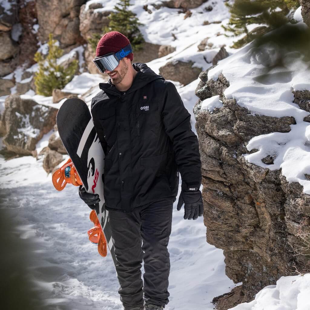 Shift Mens Heated Snowboard Jacket - Gobi Heat
