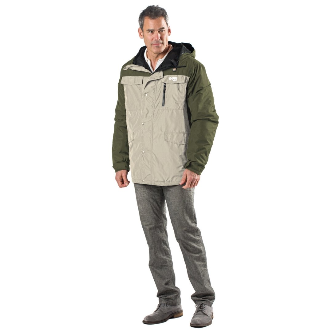 Shift Mens Heated Snowboard Jacket - Gobi Heat