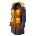 Terra Womens Heated Parka - Gobi Heat