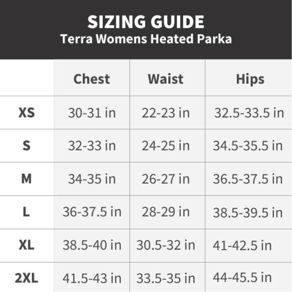 Terra Womens Heated Parka - Gobi Heat